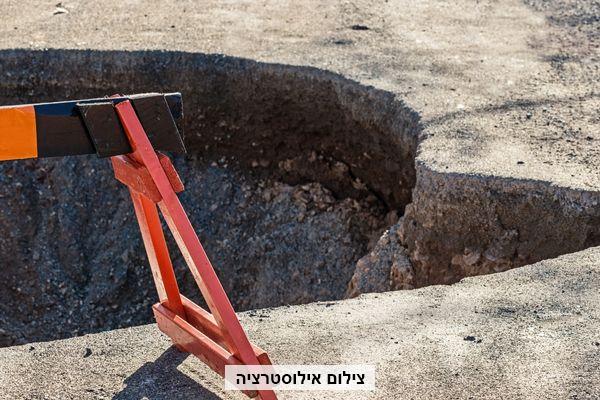 בולען בכביש